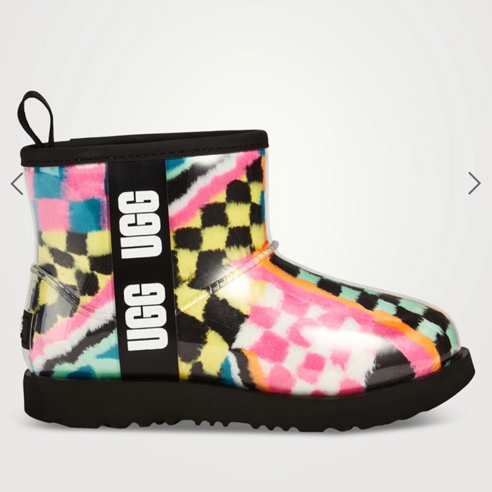 UGG Kids Colorful Checkered Mini Boots